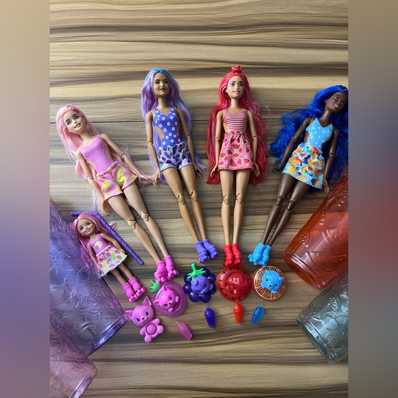 Barbie Pop Reveal Fruit Series Kids Toys Girls Dolls 35 Pieces Bundle - Picture 4 of 8